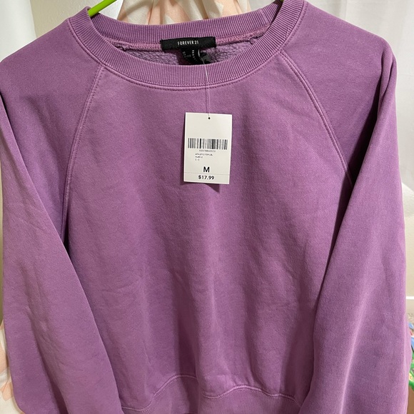 Purple crew pullover - Picture 3 of 3
